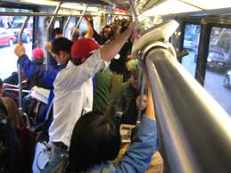 crowded bus